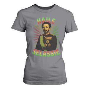 Emperor Haile Selassie T Shirt For Women Ras Tafari His Imperial Majesty Jamaican TS11 Charcoal Print Your Wear