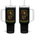 Emperor Haile Selassie Tumbler With Handle Ras Tafari His Imperial Majesty Jamaican TS11 One Size: 40 oz Black Print Your Wear