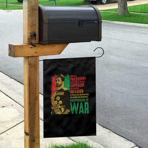 Haile Selassie Quotes Garden Flag Until The Philosophy Which Holds One Race Speech War TS11 Print Your Wear