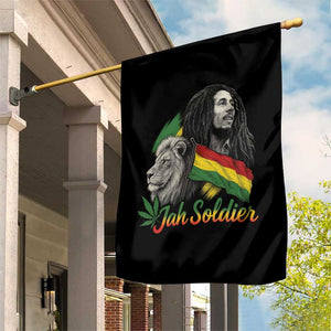 Jah Soldier Garden Flag Lion Of Judah Reggae Rastafari Flag TS11 Print Your Wear