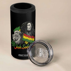 Jah Soldier 4 in 1 Can Cooler Tumbler Lion Of Judah Reggae Rastafari Flag TS11 Print Your Wear