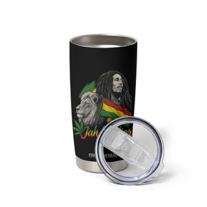 Jah Soldier Tumbler Cup Lion Of Judah Reggae Rastafari Flag TS11 Print Your Wear