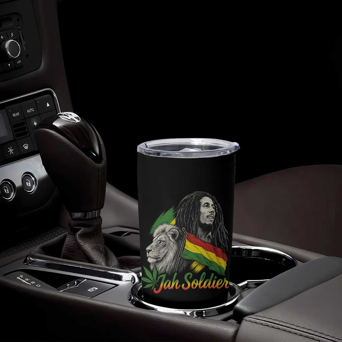 Jah Soldier Tumbler Cup Lion Of Judah Reggae Rastafari Flag TS11 Print Your Wear