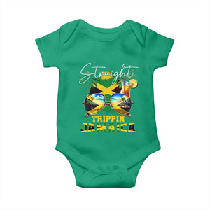 Straight Trippin Jamaica Baby Onesie Family Squad Summer Vacation TS11 Irish Green Print Your Wear