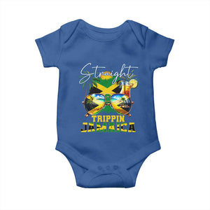 Straight Trippin Jamaica Baby Onesie Family Squad Summer Vacation TS11 Royal Blue Print Your Wear
