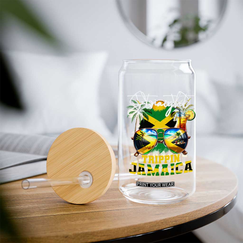 Straight Trippin Jamaica Glass Can Family Squad Summer Vacation TS11 Print Your Wear