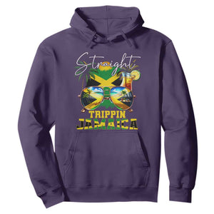 Straight Trippin Jamaica Hoodie Family Squad Summer Vacation TS11 Purple Print Your Wear