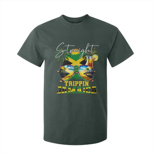Straight Trippin Jamaica T Shirt For Kid Family Squad Summer Vacation TS11 Dark Forest Green Print Your Wear