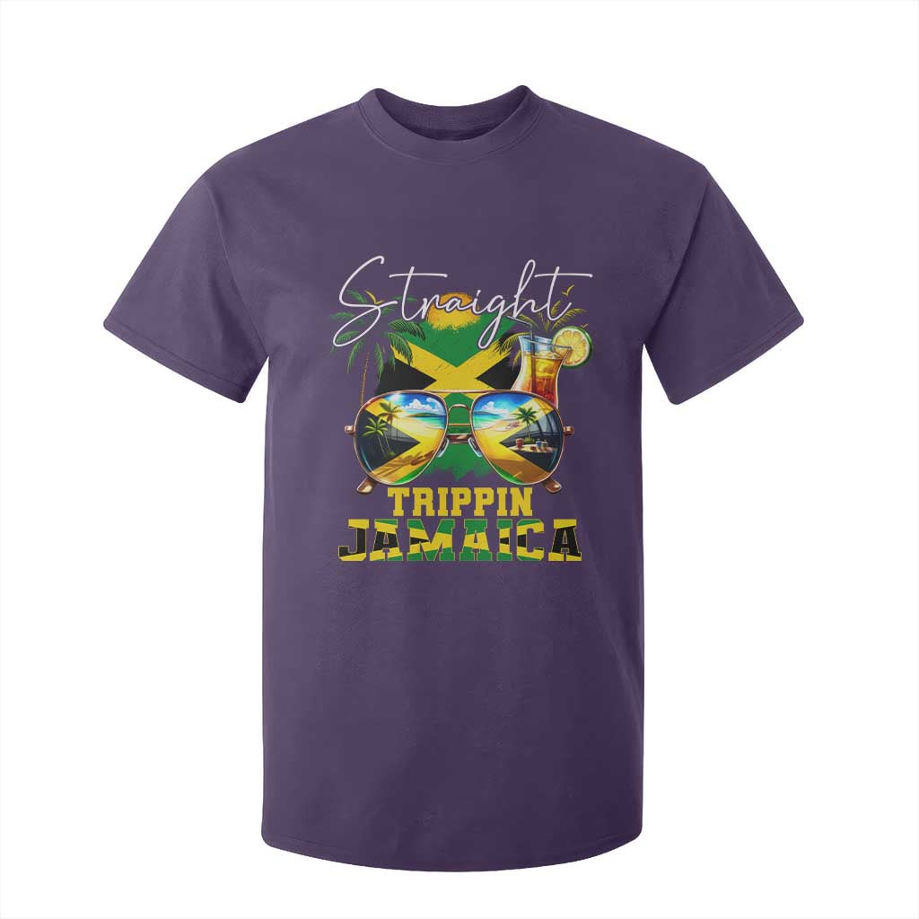Straight Trippin Jamaica T Shirt For Kid Family Squad Summer Vacation TS11 Purple Print Your Wear