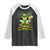 Straight Trippin Jamaica Raglan Shirt Family Squad Summer Vacation TS11 Black White Print Your Wear
