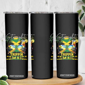 Straight Trippin Jamaica Skinny Tumbler Family Squad Summer Vacation TS11 Print Your Wear