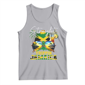 Straight Trippin Jamaica Tank Top Family Squad Summer Vacation TS11 Athletic Heather Print Your Wear