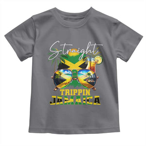 Straight Trippin Jamaica Toddler T Shirt Family Squad Summer Vacation TS11 Charcoal Print Your Wear