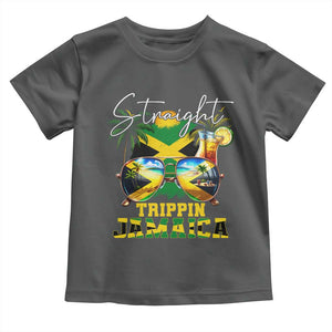 Straight Trippin Jamaica Toddler T Shirt Family Squad Summer Vacation TS11 Dark Heather Print Your Wear
