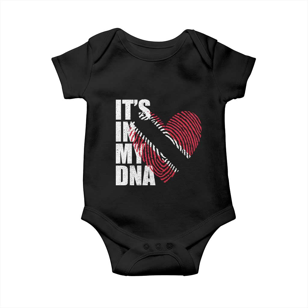 Its In My DNA Trinidadian And Tobagonian Baby Onesie Trinidad And Tobago Flag TS11 Black Print Your Wear