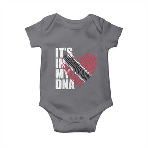 Its In My DNA Trinidadian And Tobagonian Baby Onesie Trinidad And Tobago Flag TS11 Charcoal Print Your Wear