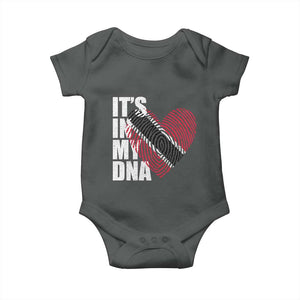 Its In My DNA Trinidadian And Tobagonian Baby Onesie Trinidad And Tobago Flag TS11 Dark Heather Print Your Wear