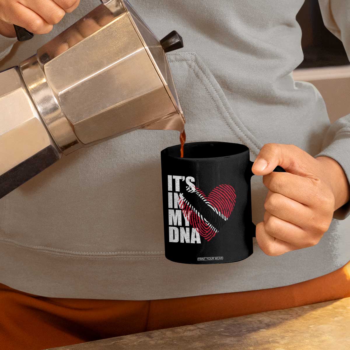 Its In My DNA Trinidadian And Tobagonian Coffee Mug Trinidad And Tobago Flag TS11 Print Your Wear