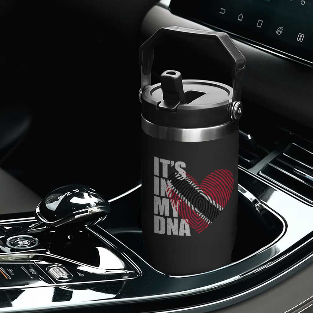 Its In My DNA Trinidadian And Tobagonian Flip Straw Tumbler Trinidad And Tobago Flag TS11 Print Your Wear