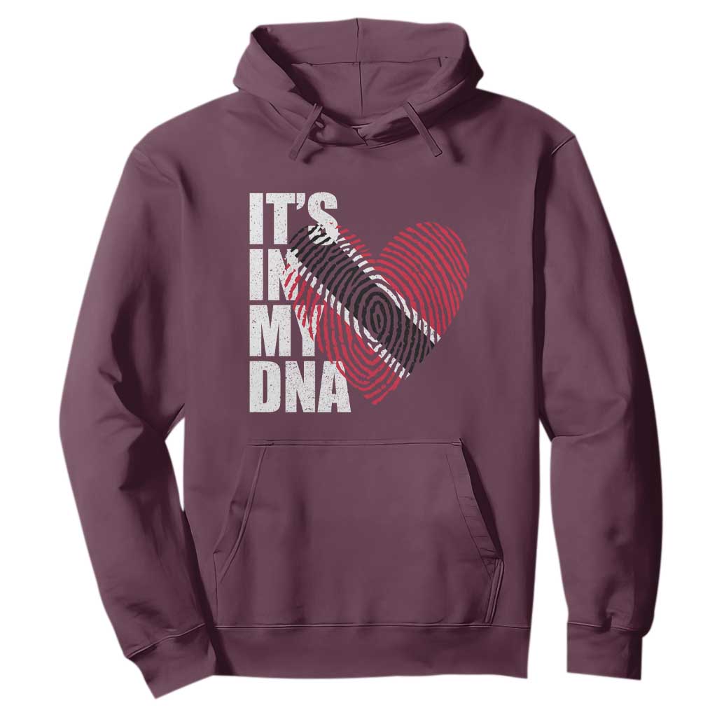 Its In My DNA Trinidadian And Tobagonian Hoodie Trinidad And Tobago Flag TS11 Maroon Print Your Wear