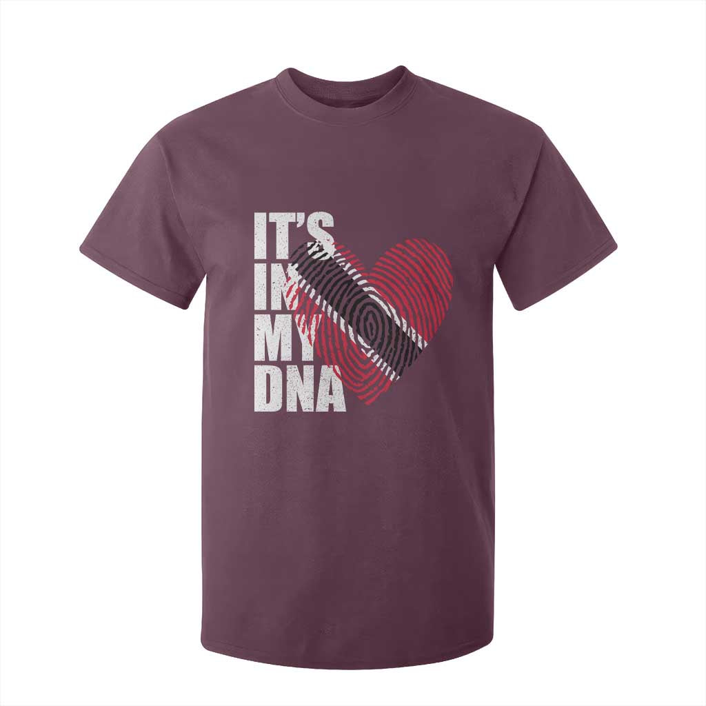 Its In My DNA Trinidadian And Tobagonian T Shirt For Kid Trinidad And Tobago Flag TS11 Maroon Print Your Wear