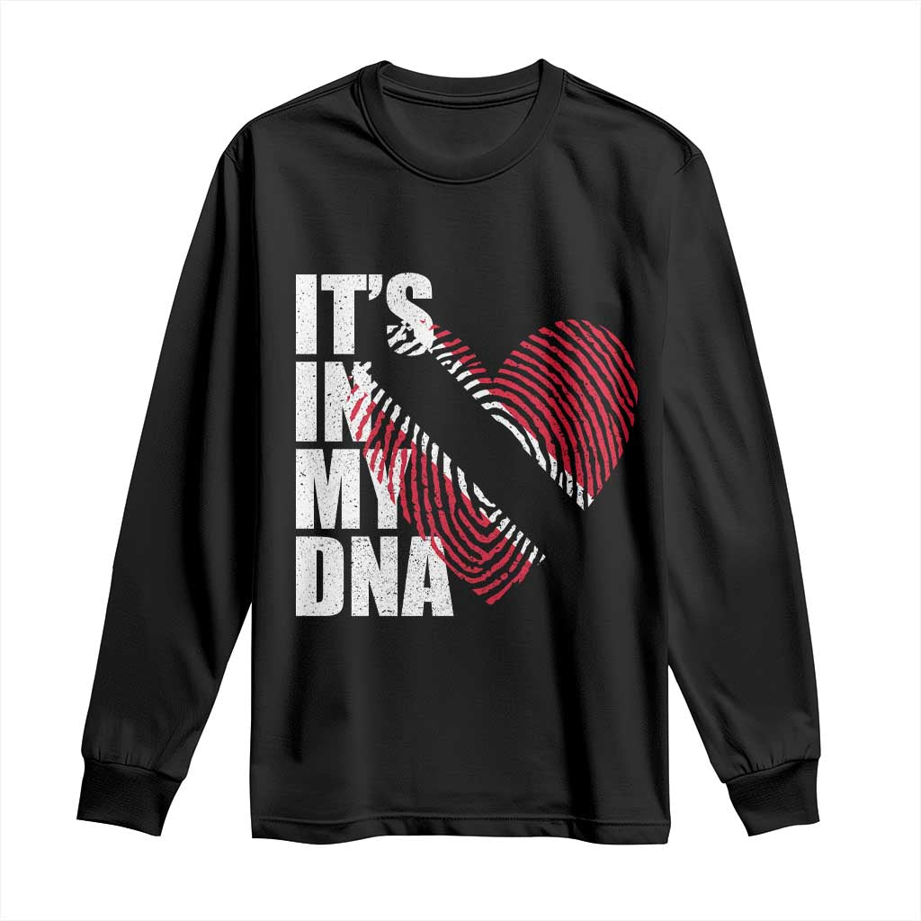 Its In My DNA Trinidadian And Tobagonian Long Sleeve Shirt Trinidad And Tobago Flag TS11 Black Print Your Wear