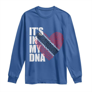 Its In My DNA Trinidadian And Tobagonian Long Sleeve Shirt Trinidad And Tobago Flag TS11 Royal Blue Print Your Wear