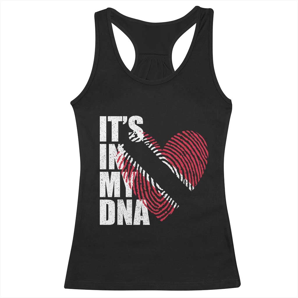 Its In My DNA Trinidadian And Tobagonian Racerback Tank Top Trinidad And Tobago Flag TS11 Black Print Your Wear