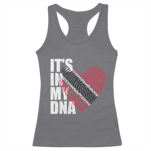 Its In My DNA Trinidadian And Tobagonian Racerback Tank Top Trinidad And Tobago Flag TS11 Charcoal Print Your Wear