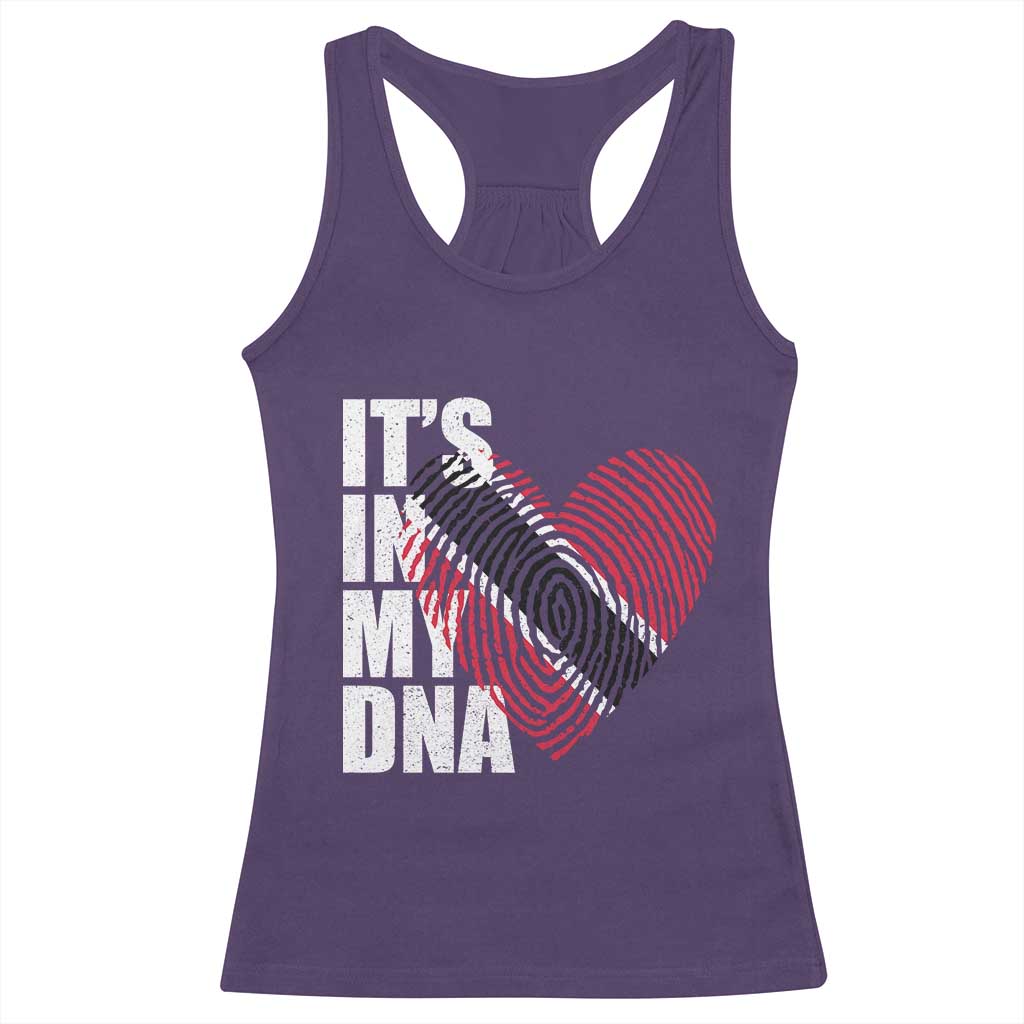 Its In My DNA Trinidadian And Tobagonian Racerback Tank Top Trinidad And Tobago Flag TS11 Purple Print Your Wear