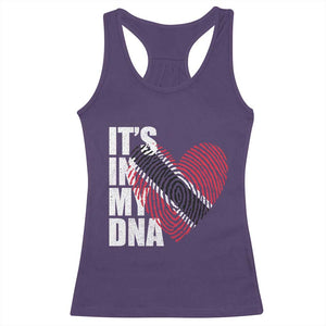Its In My DNA Trinidadian And Tobagonian Racerback Tank Top Trinidad And Tobago Flag TS11 Purple Print Your Wear