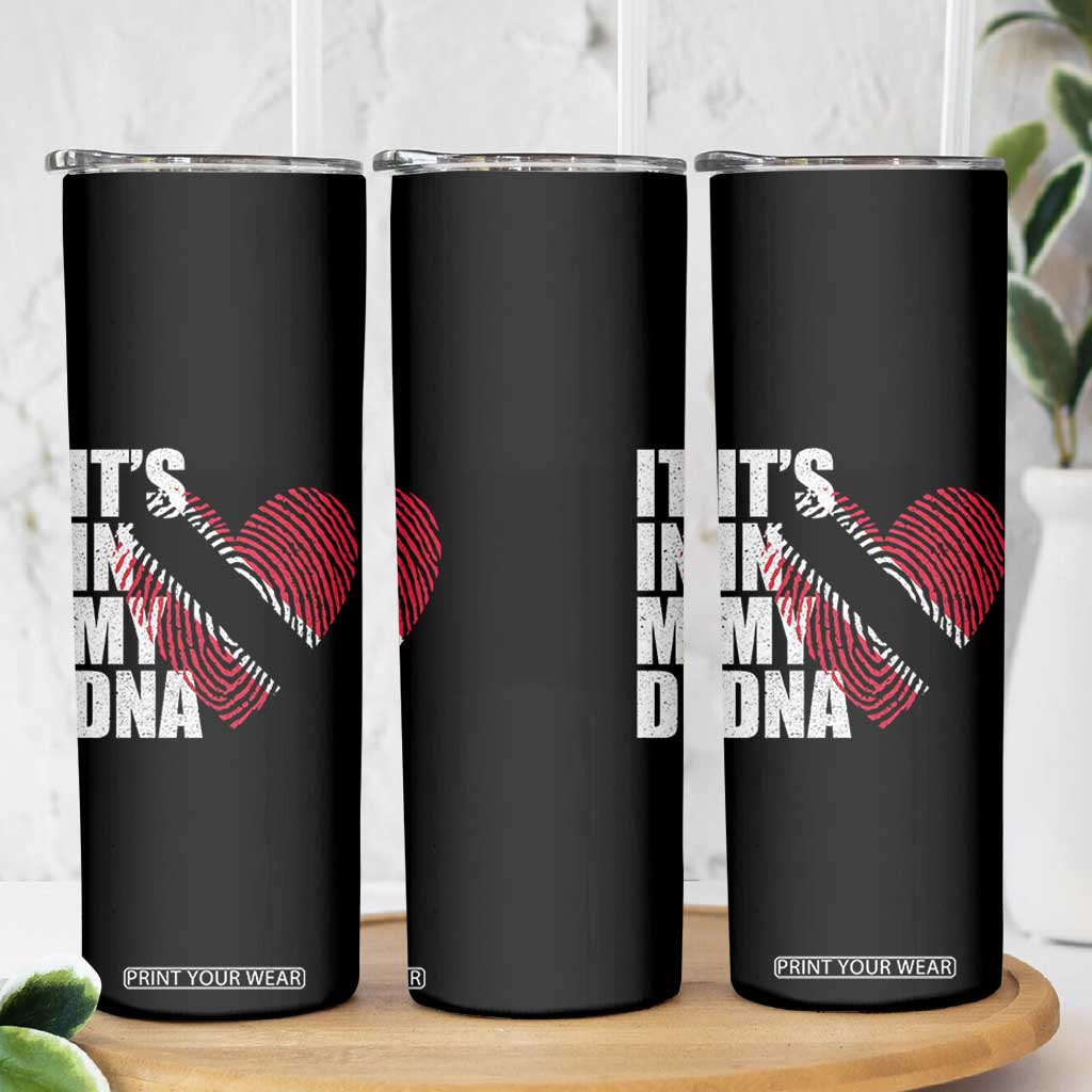 Its In My DNA Trinidadian And Tobagonian Skinny Tumbler Trinidad And Tobago Flag TS11 Print Your Wear