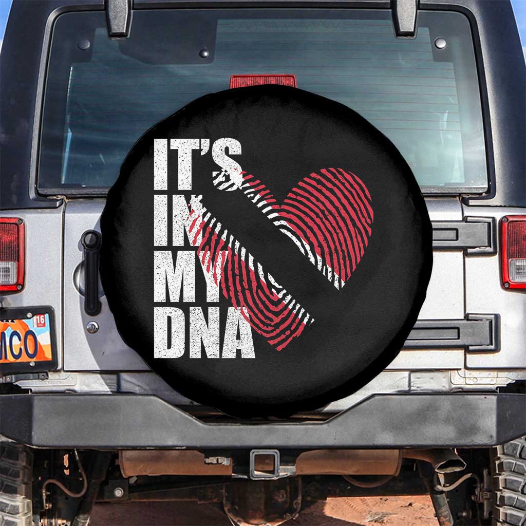 Its In My DNA Trinidadian And Tobagonian Spare Tire Cover Trinidad And Tobago Flag TS11 No hole Black Print Your Wear