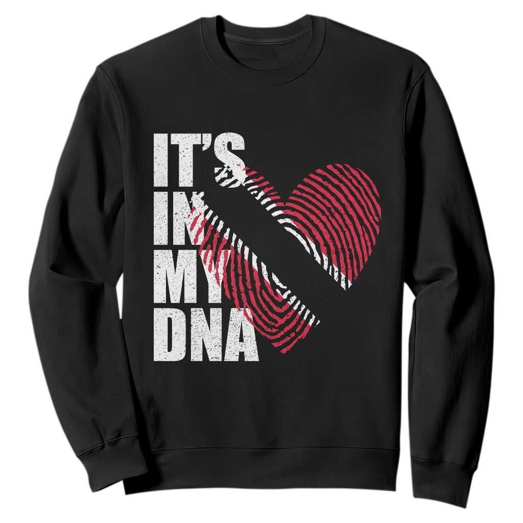 Its In My DNA Trinidadian And Tobagonian Sweatshirt Trinidad And Tobago Flag TS11 Black Print Your Wear