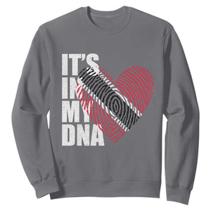 Its In My DNA Trinidadian And Tobagonian Sweatshirt Trinidad And Tobago Flag TS11 Charcoal Print Your Wear