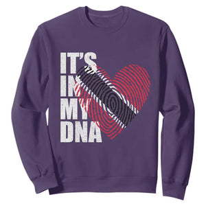 Its In My DNA Trinidadian And Tobagonian Sweatshirt Trinidad And Tobago Flag TS11 Purple Print Your Wear