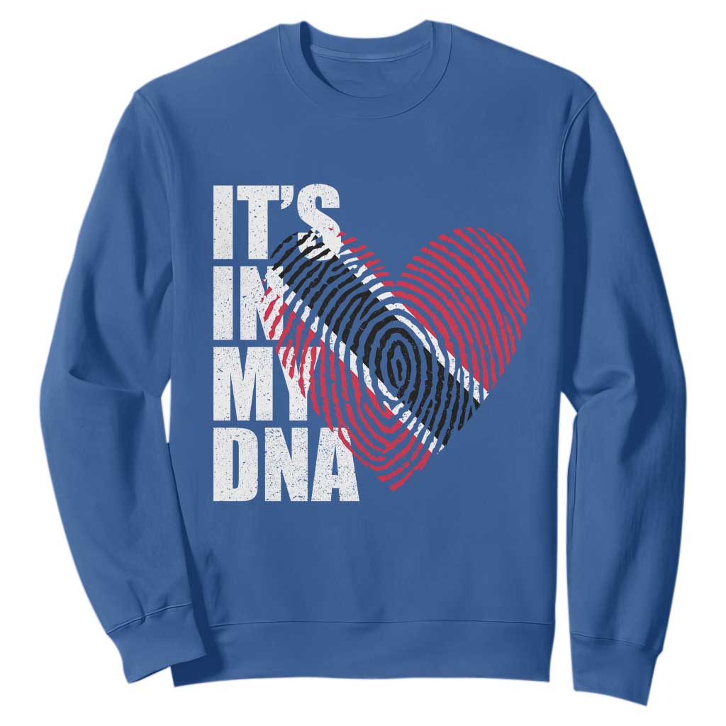 Its In My DNA Trinidadian And Tobagonian Sweatshirt Trinidad And Tobago Flag TS11 Royal Blue Print Your Wear