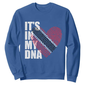 Its In My DNA Trinidadian And Tobagonian Sweatshirt Trinidad And Tobago Flag TS11 Royal Blue Print Your Wear
