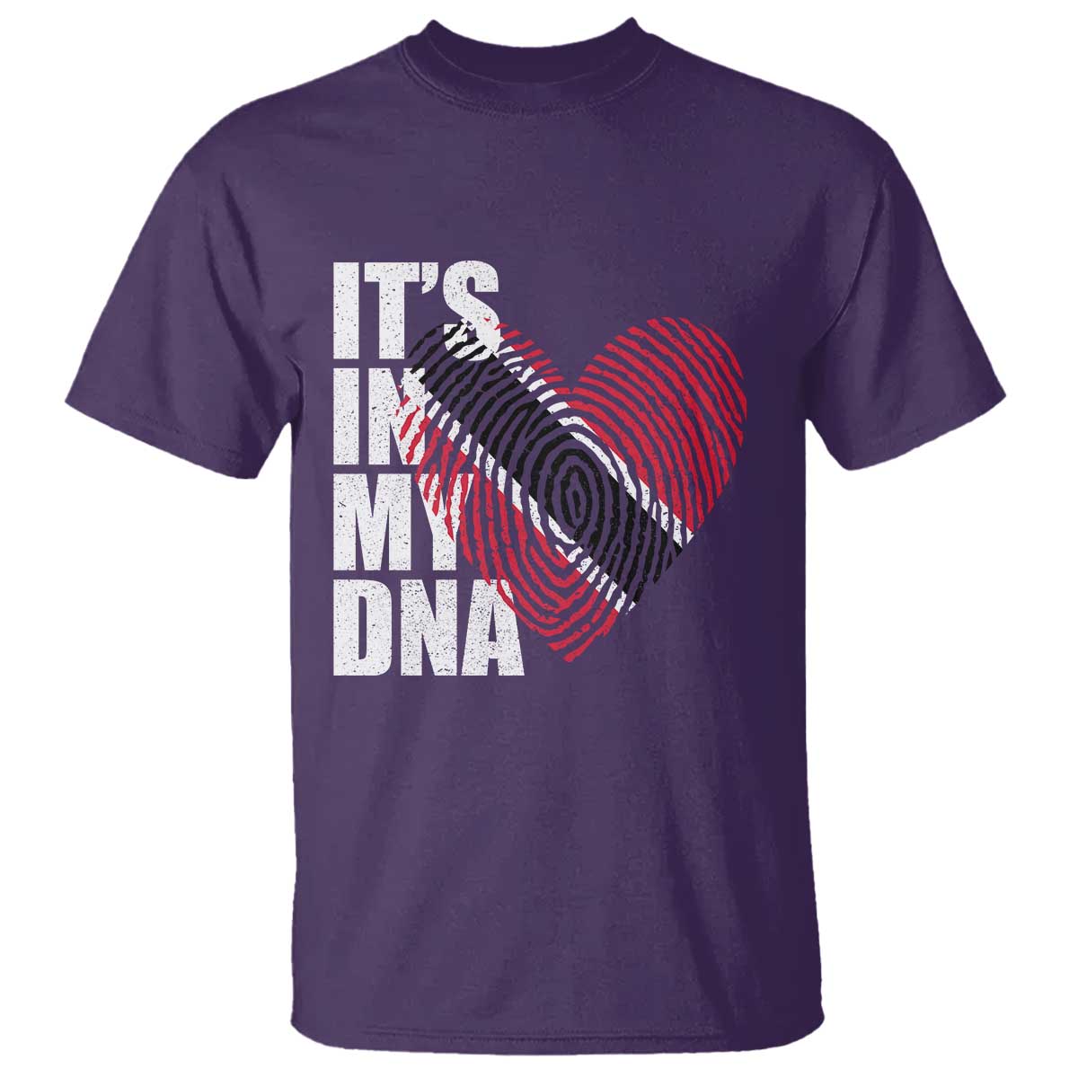 Its In My DNA Trinidadian And Tobagonian T Shirt Trinidad And Tobago Flag TS11 Purple Print Your Wear