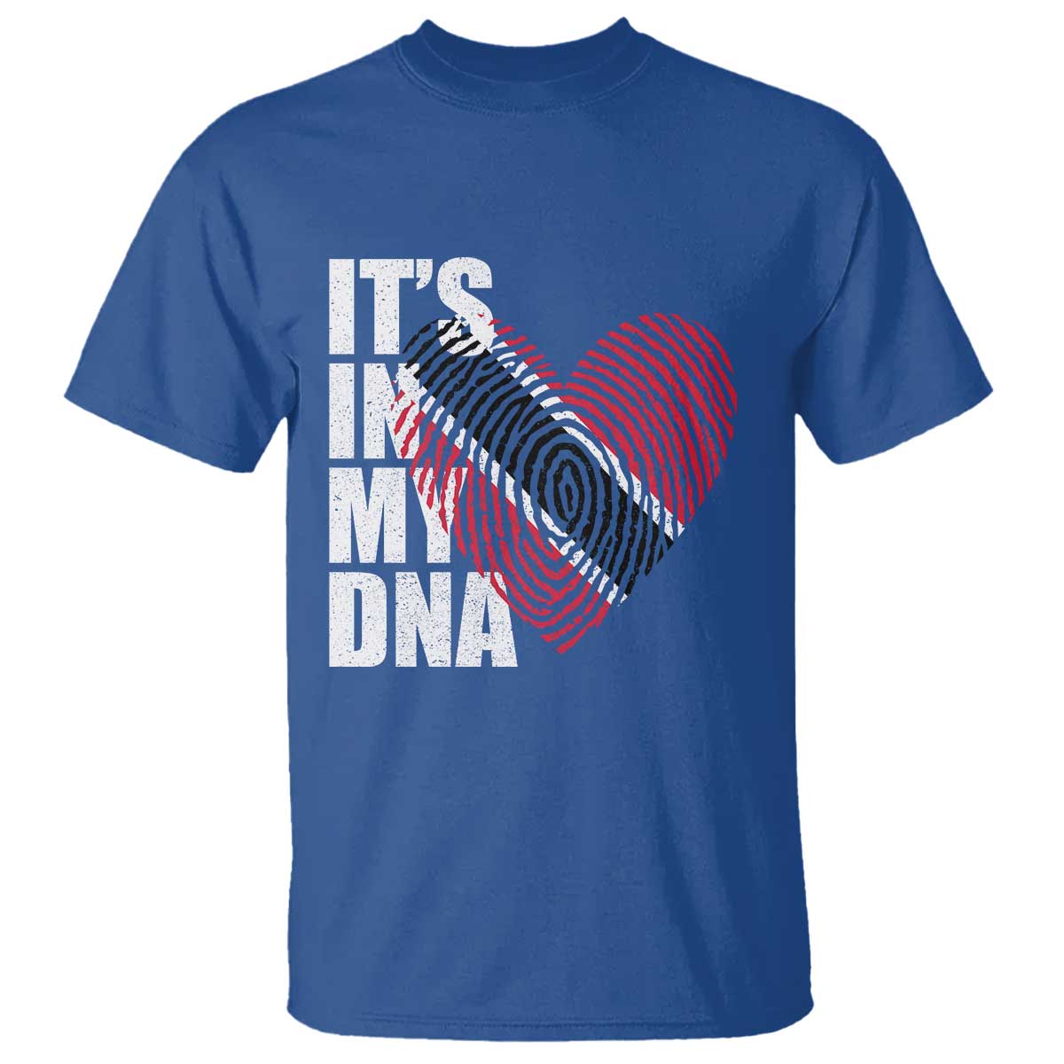 Its In My DNA Trinidadian And Tobagonian T Shirt Trinidad And Tobago Flag TS11 Royal Blue Print Your Wear