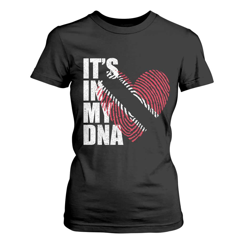 Its In My DNA Trinidadian And Tobagonian T Shirt For Women Trinidad And Tobago Flag TS11 Black Print Your Wear