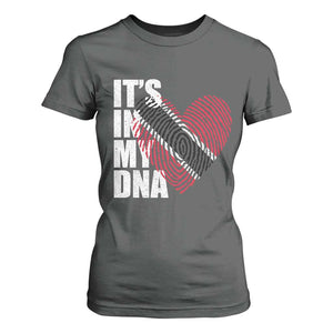 Its In My DNA Trinidadian And Tobagonian T Shirt For Women Trinidad And Tobago Flag TS11 Dark Heather Print Your Wear