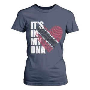 Its In My DNA Trinidadian And Tobagonian T Shirt For Women Trinidad And Tobago Flag TS11 Navy Print Your Wear
