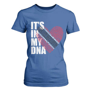 Its In My DNA Trinidadian And Tobagonian T Shirt For Women Trinidad And Tobago Flag TS11 Royal Blue Print Your Wear