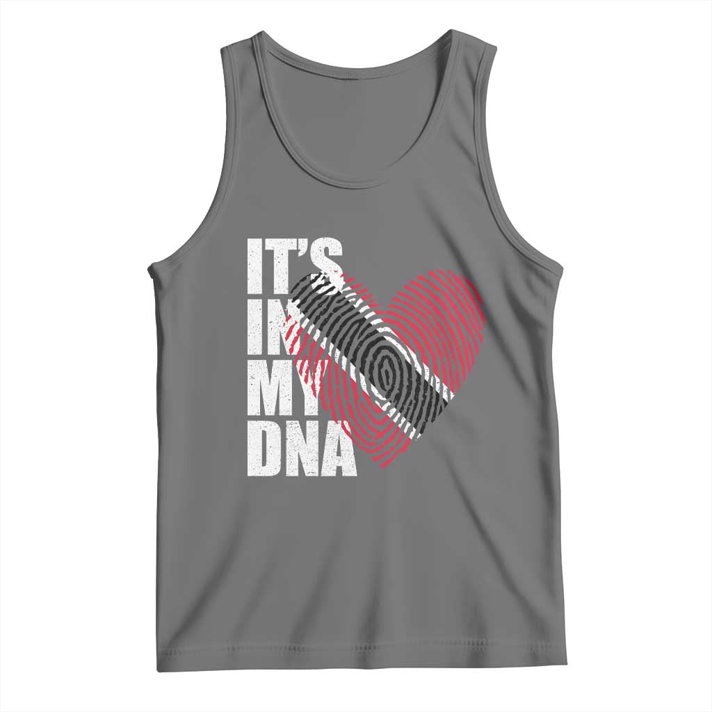 Its In My DNA Trinidadian And Tobagonian Tank Top Trinidad And Tobago Flag TS11 Black Heather Print Your Wear