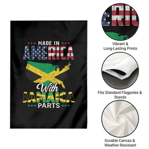 Made In America With Jamaica Parts Garden Flag Jamaican American TS11 Print Your Wear
