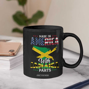 Made In America With Jamaica Parts Coffee Mug Jamaican American TS11 Print Your Wear
