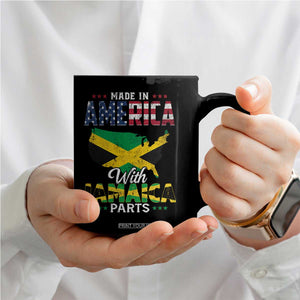 Made In America With Jamaica Parts Coffee Mug Jamaican American TS11 Print Your Wear