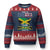 Made In America With Jamaica Parts Ugly Christmas Sweater Jamaican American - Print Your Wear