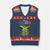 Made In America With Jamaica Parts V-Neck Knit Sweater Vest Jamaican American - Print Your Wear